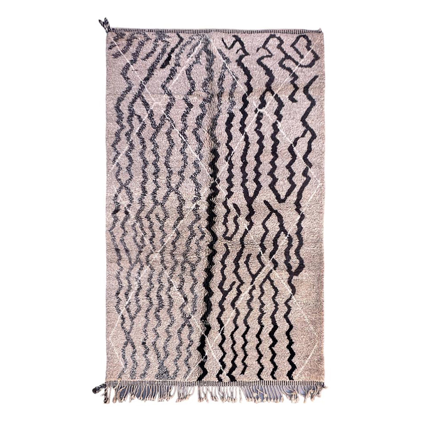 AFK Living vloerkleed Berber - handgemaakt - Wol - 176 x 270 cm