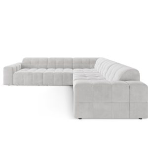 Cosmopolitan Design Hoekbank CHICAGO 4-zits, flueel geld – 285x285x78c Cosmopolitan Design Hoekbank CHICAGO 4-zits, flueel geld – 285x285x78c