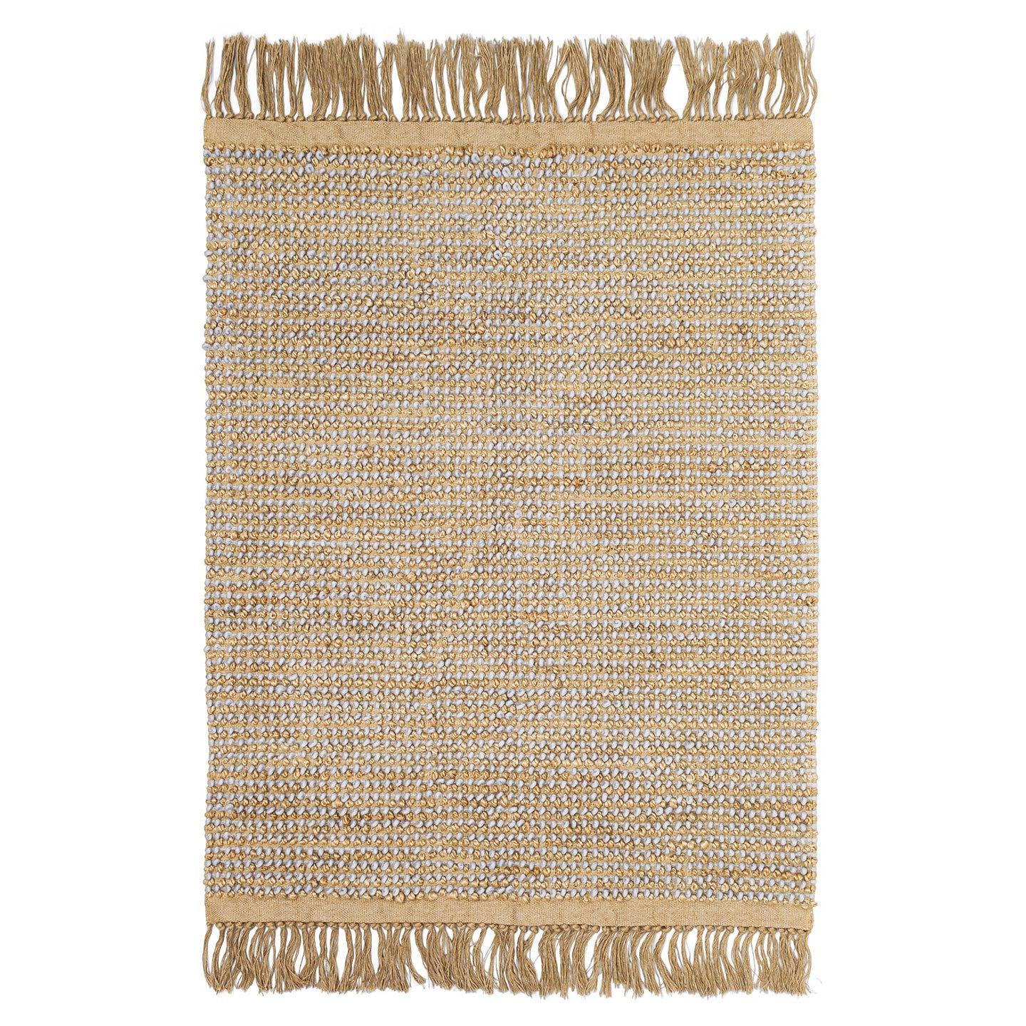 AFK Living vloerkleed Bubbles - handgemaakt - 45% jute - 45% wol - 10%