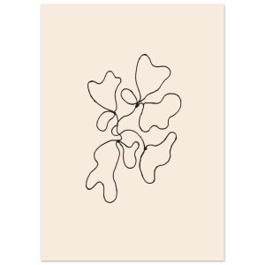 Artfulprints Abstract – Blob lined poster 50×70 cm Artfulprints Abstract – Blob lined poster 50×70 cm