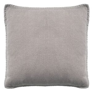 BOWIE – kussenhoes 45×45 cm – gewassen katoen – Driftwood – taupe BOWIE – kussenhoes 45×45 cm – gewassen katoen – Driftwood – taupe