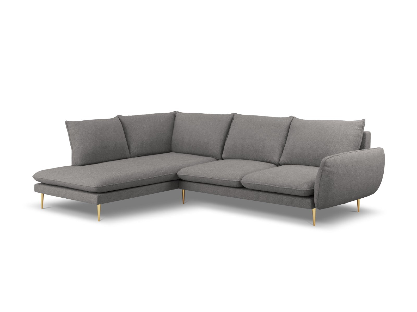 Cosmopolitan Design linker hoekbank Vienna 6-zits, structurele stof, d