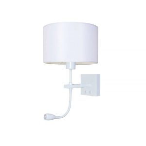 Artdelight wandlamp Quad – 2 lichts – 25 x 55 cm – wit Artdelight wandlamp Quad – 2 lichts – 25 x 55 cm – wit