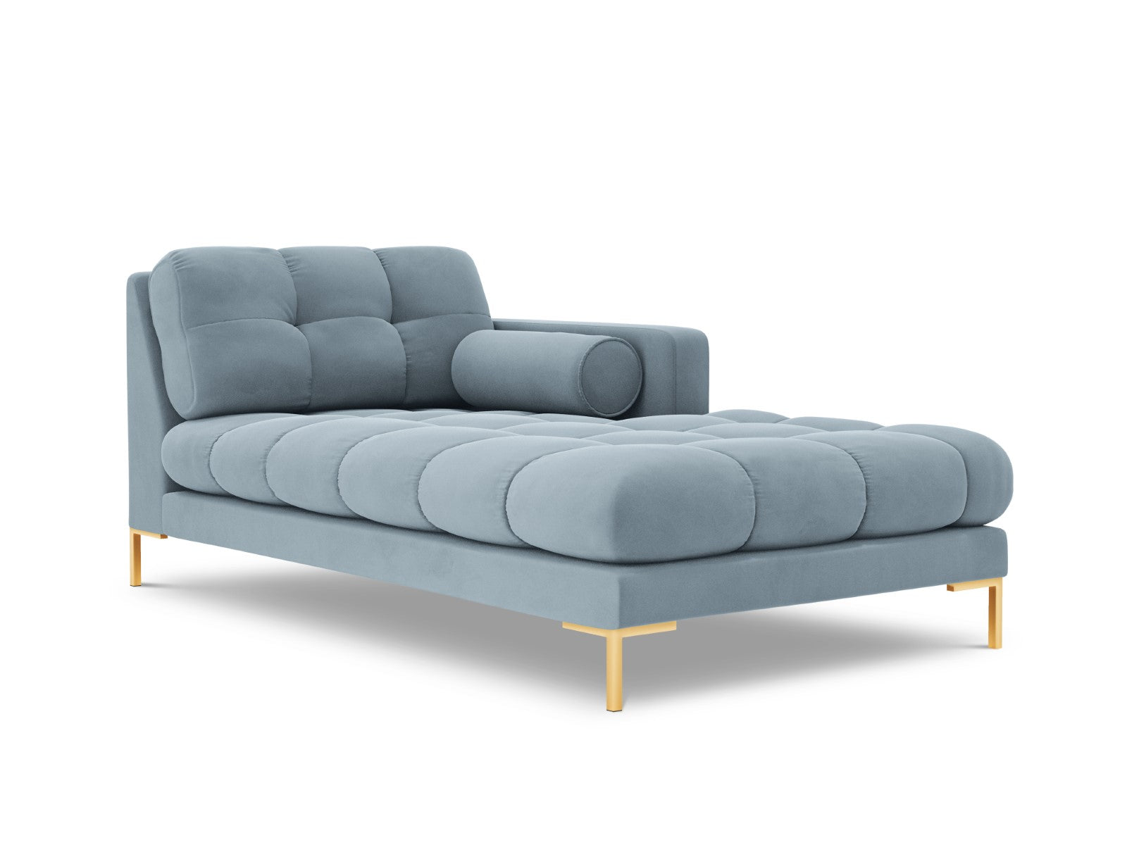 Cosmopolitan Design rechter chaise longue Bali flueel, lichtblauw - 18