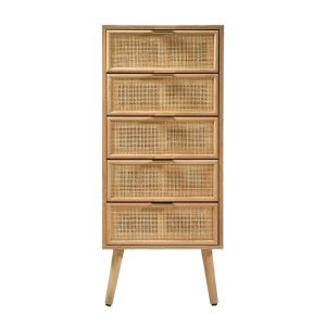 Calicosy – MIYA Ladekast – Licht hout – 42×36,5×100,5 cm Calicosy – MIYA Ladekast – Licht hout – 42×36,5×100,5 cm