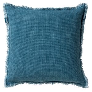 BURTO – Kussenhoes 60×60 cm – gewassen katoen – Provincial Blue – lich BURTO – Kussenhoes 60×60 cm – gewassen katoen – Provincial Blue – lich