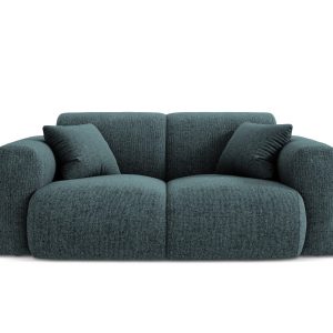 Cosmopolitan Design Bank Nolio 2-zits, chenille, olie – 95x170x72cm