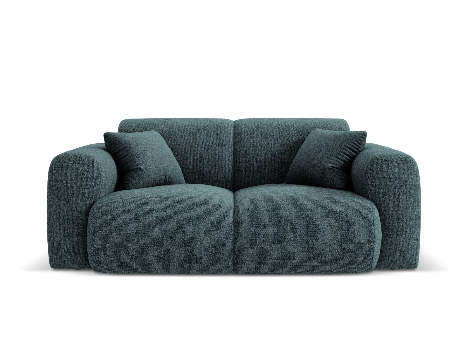 Cosmopolitan Design Bank Nolio 2-zits, chenille, olie - 95x170x72cm