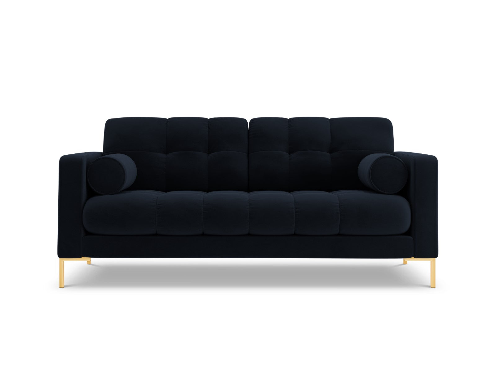 Cosmopolitan Design Bank Bali 2-zits, flueel, donkerblauw - 96x152x75c