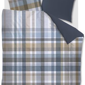 Beddinghouse dekbedovertrek Eliott – 240×200/220 cm – blauw Beddinghouse dekbedovertrek Eliott – 240×200/220 cm – blauw