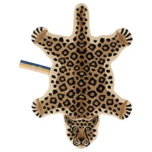 Doing Goods Loony Luipaard Vloerkleed – Klein 92 x 63 x 2 cm – 100% wo Doing Goods Loony Luipaard Vloerkleed – Klein 92 x 63 x 2 cm – 100% wo