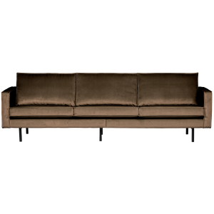WOOOD 3-zits bank Rodeo – Velvet – Taupe – 85x277x86 WOOOD 3-zits bank Rodeo – Velvet – Taupe – 85x277x86