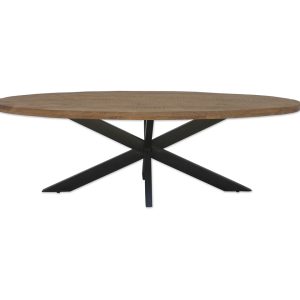 Brix eetkamertafel Ovaal – 240 cm – mangohout – bruin Brix eetkamertafel Ovaal – 240 cm – mangohout – bruin