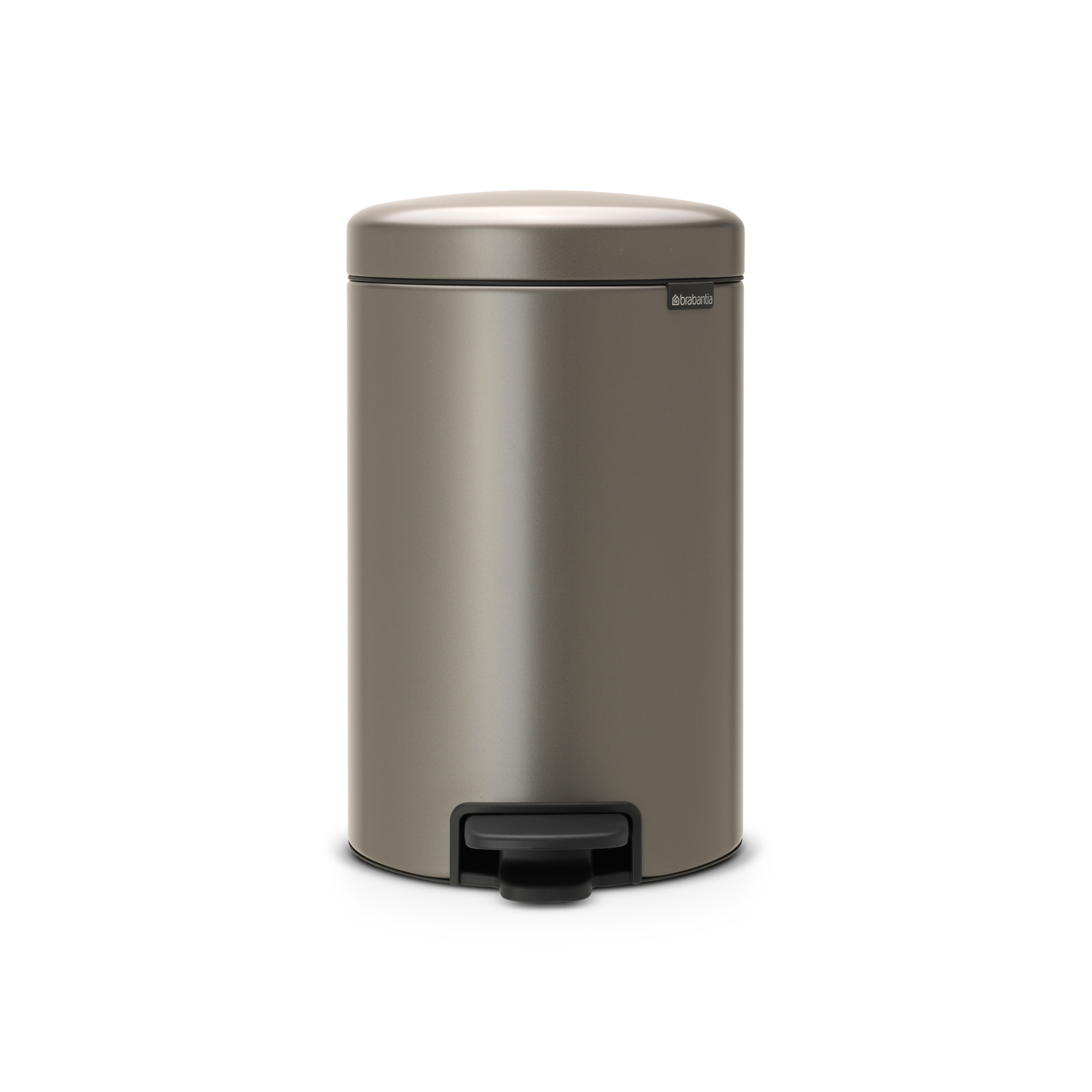 Brabantia NewIcon Pedaalemmer, 12 liter, kunststof binnenemmer - Plati