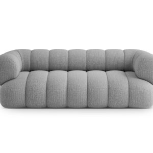 Cosmopolitan Design Bank Koge 3-zits, chenille lichtgrijs – 95x210x70c Cosmopolitan Design Bank Koge 3-zits, chenille lichtgrijs – 95x210x70c
