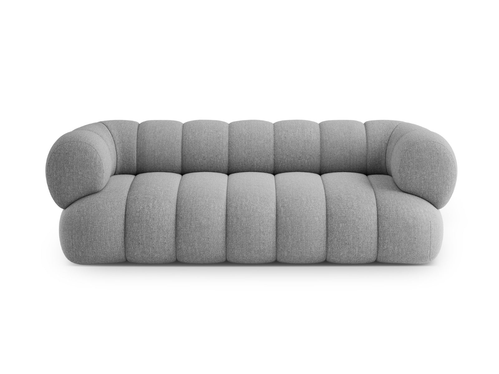 Cosmopolitan Design Bank Koge 3-zits, chenille lichtgrijs - 95x210x70c