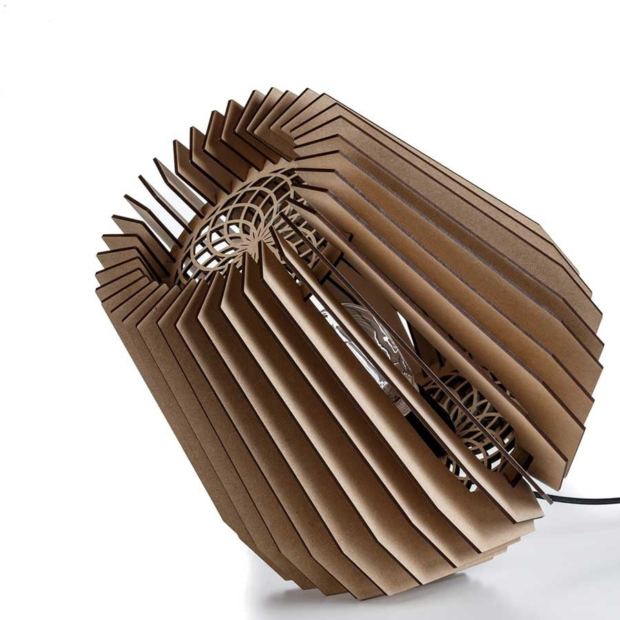 Blij Design tafellamp Corner - 1 lichts - 32 x 36 cm - beige