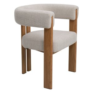 DÉJA Living Eetkamerstoel Aragon – Beige/Naturel – Zithoogte 46cm – Se DÉJA Living Eetkamerstoel Aragon – Beige/Naturel – Zithoogte 46cm – Se