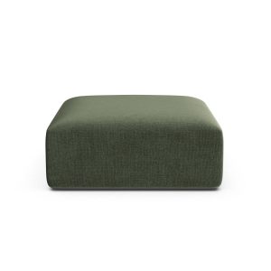 Cosmopolitan Design Poef Campi flueel groente – 90x90x40cm Cosmopolitan Design Poef Campi flueel groente – 90x90x40cm
