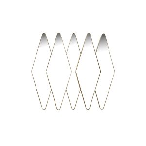 Dutchbone Kyoko Spiegel/ Wandspiegel Goud Dutchbone Kyoko Spiegel/ Wandspiegel Goud