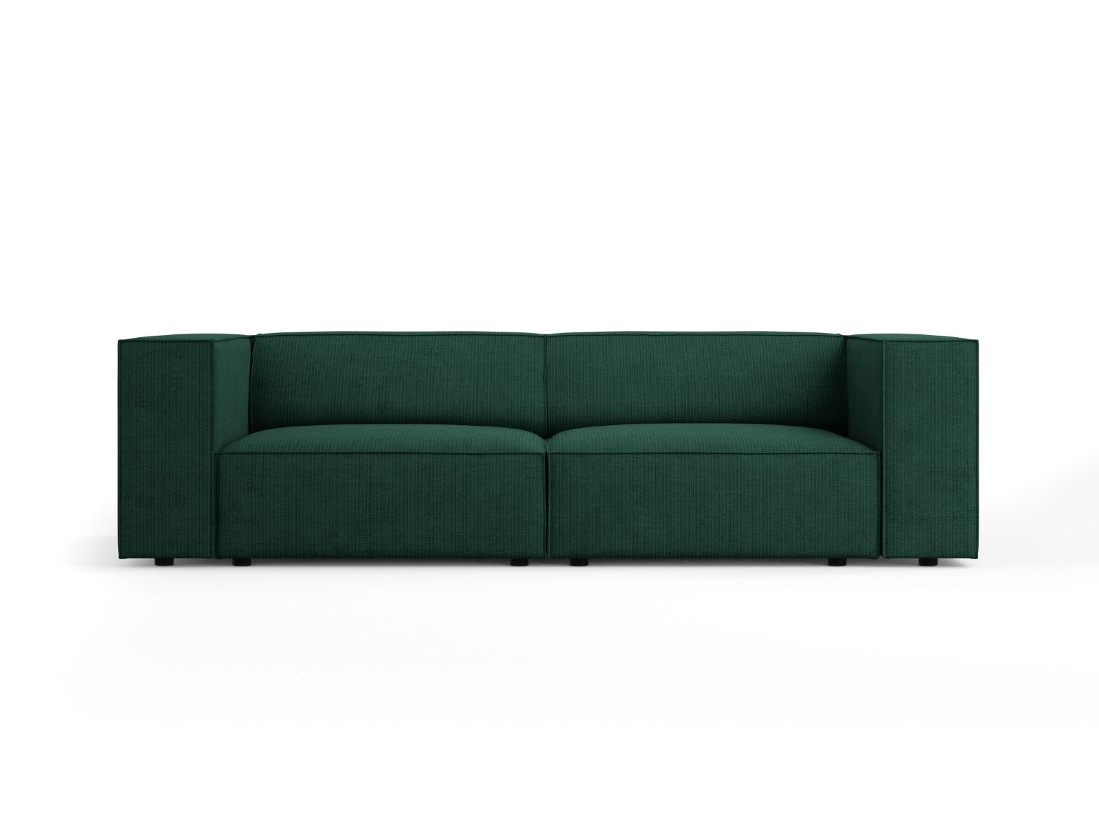 Cosmopolitan Design Bank Arendal 3-zits, chenille met ribbeleffect, fl