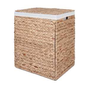 Artichok Jet waterhyacint wasmand met deksel – 43 x 32 cm Artichok Jet waterhyacint wasmand met deksel – 43 x 32 cm