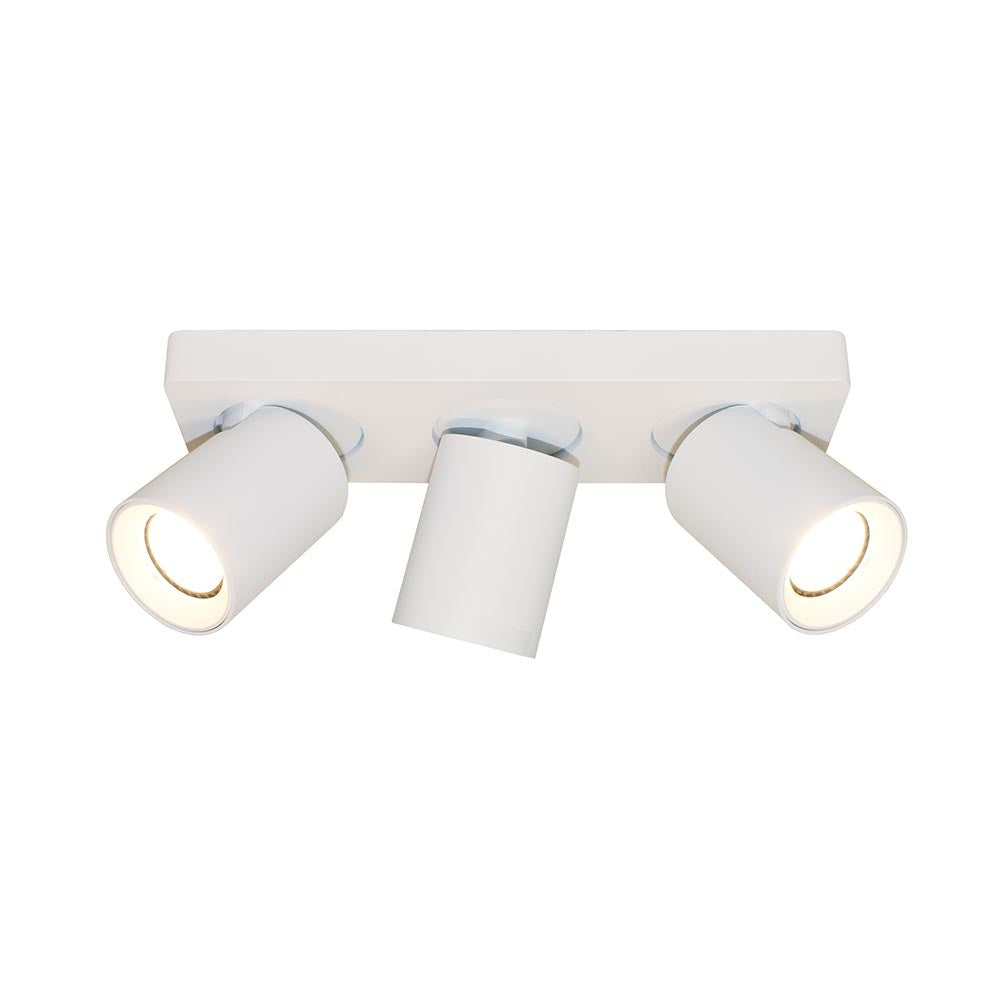 Artdelight spot Megano - 3 lichts - 30 x 11.5 cm - wit