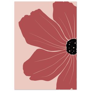 Artfulprints Poster Boho – Red poppy – A4 21×29.7 cm – Rood Artfulprints Poster Boho – Red poppy – A4 21×29.7 cm – Rood