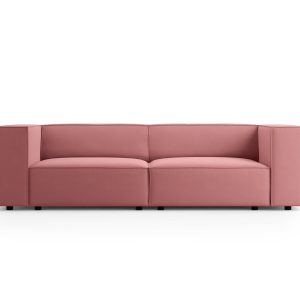Cosmopolitan Design Bank Arendal 3-zits, flueel, zalm – 102x204x70cm Cosmopolitan Design Bank Arendal 3-zits, flueel, zalm – 102x204x70cm