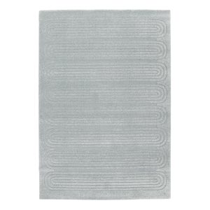 AFK Living vloerkleed Sinea – reliëfeffect – blauw – 200 x 290 cm