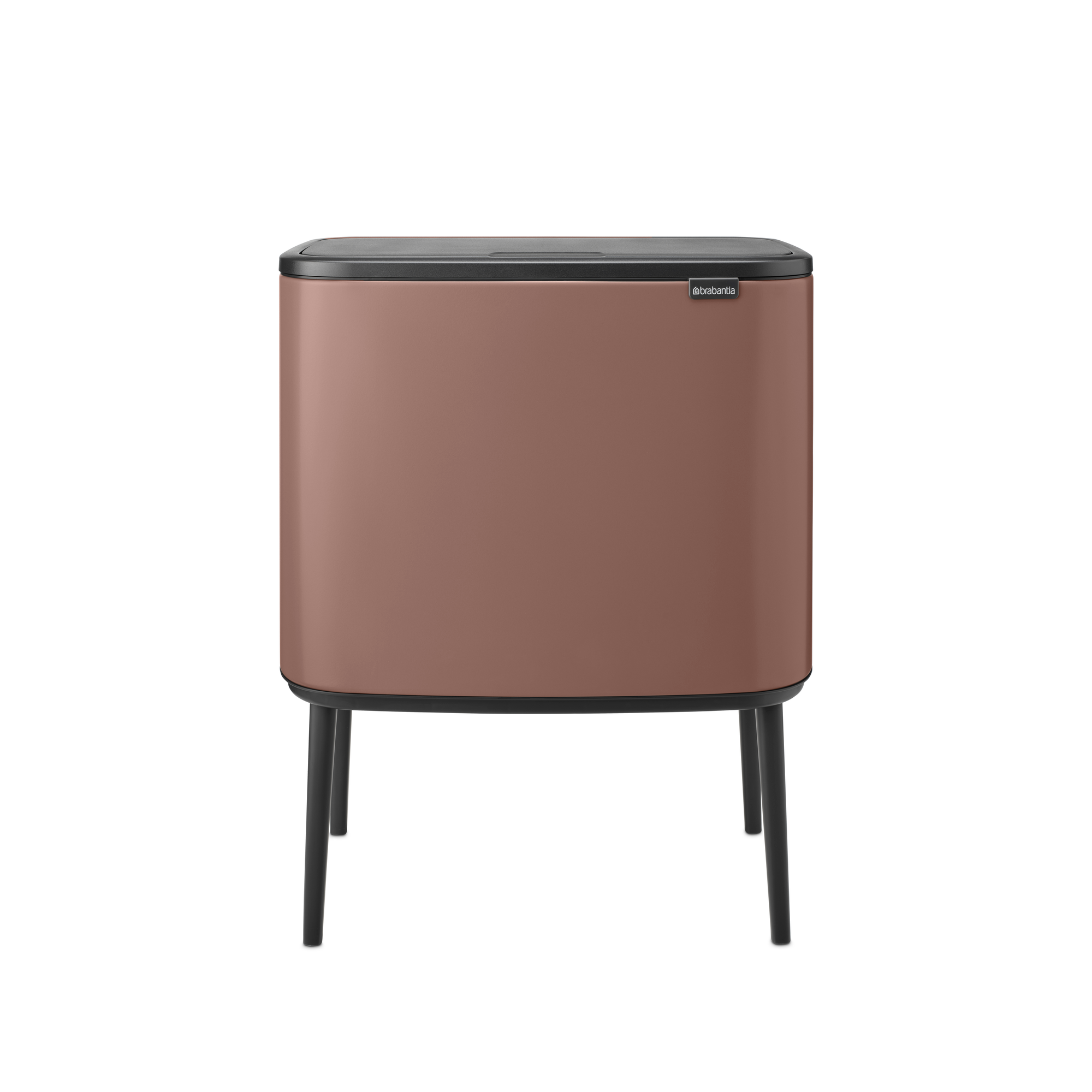 Brabantia Bo Touch Bin, met 2 binnenemmers, 11 + 23 liter - Satin Taup