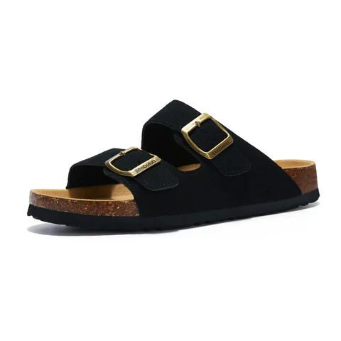 Inesa – Comfort Sandalen met Kurkvoetbed
