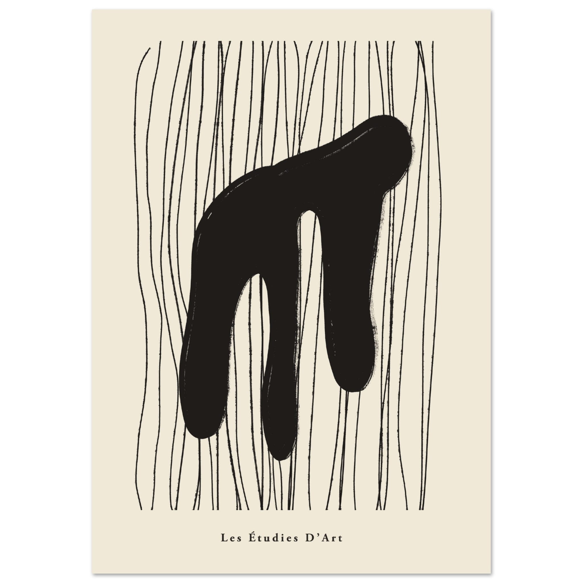 Artfulprints Abstract - Les étudies d'art poster A4 21x29.7 cm