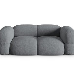 Cosmopolitan Design Bank Loretto 3-zits, structurele stof grijs – 100x Cosmopolitan Design Bank Loretto 3-zits, structurele stof grijs – 100x