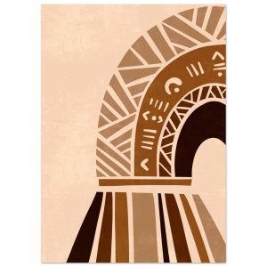 Artfulprints Poster Boho – Ethnic sunrise – 50×70 cm – Bruin Artfulprints Poster Boho – Ethnic sunrise – 50×70 cm – Bruin