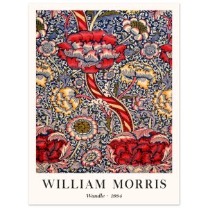 Artfulprints Poster William Morris – Wandle – 30×40 cm – Rood Artfulprints Poster William Morris – Wandle – 30×40 cm – Rood