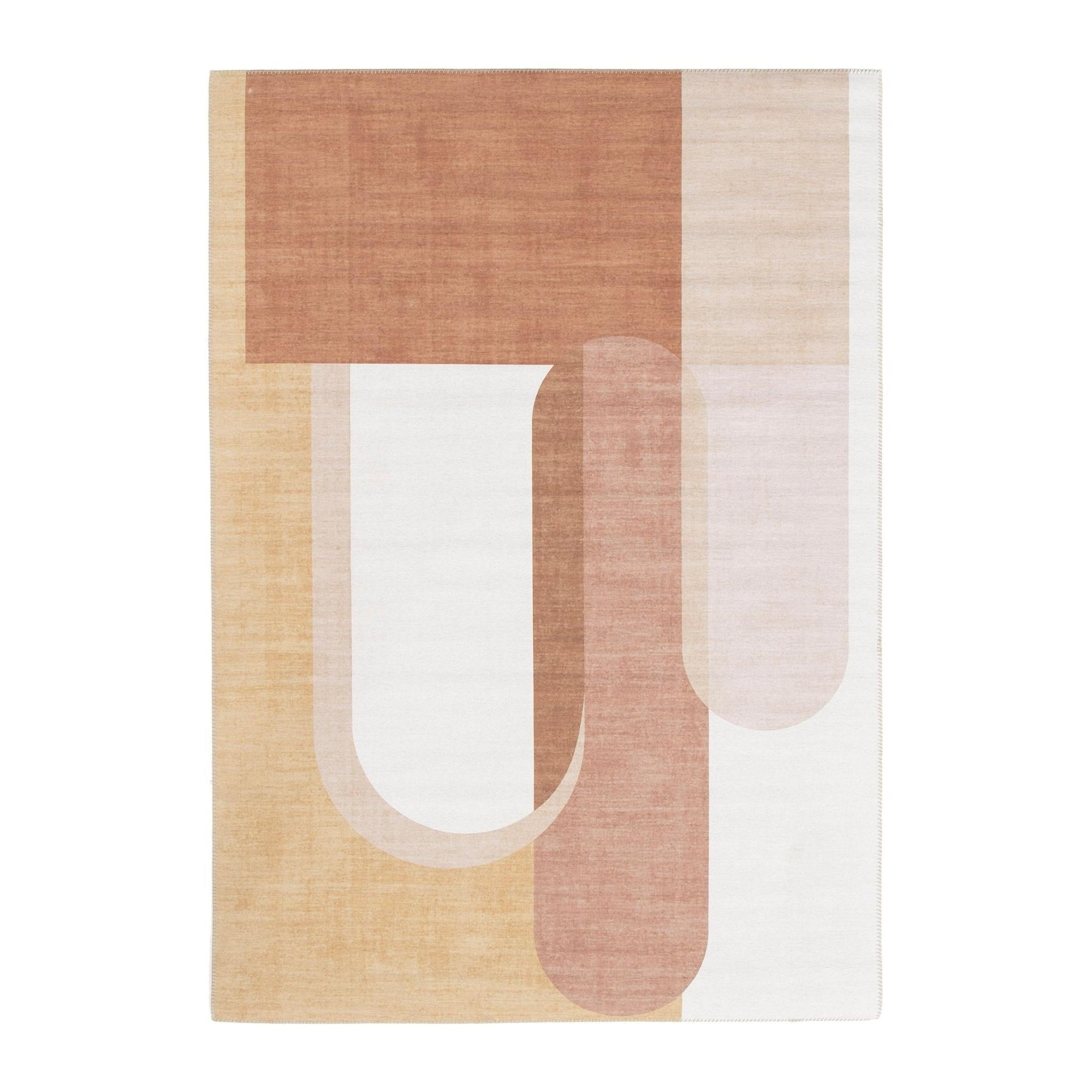 AFK Living vloerkleed Lavis - gedrukt - terracotta - 200 x 290 cm