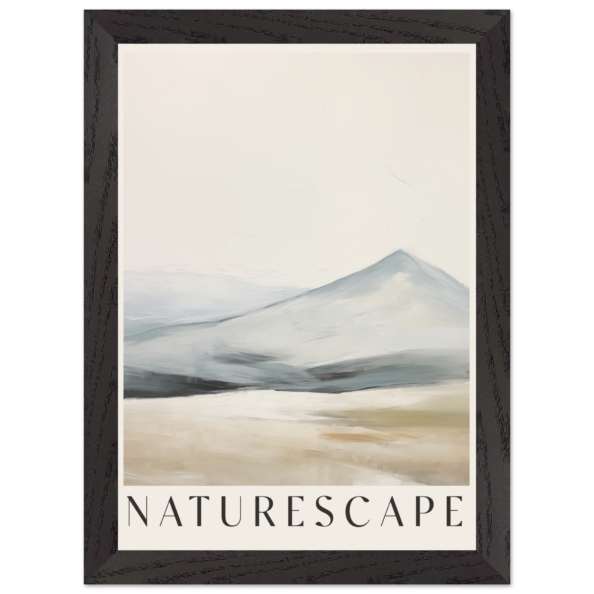 Artfulprints Poster met Lijst Abstract - Naturescape - A4 21x29.7 cm -