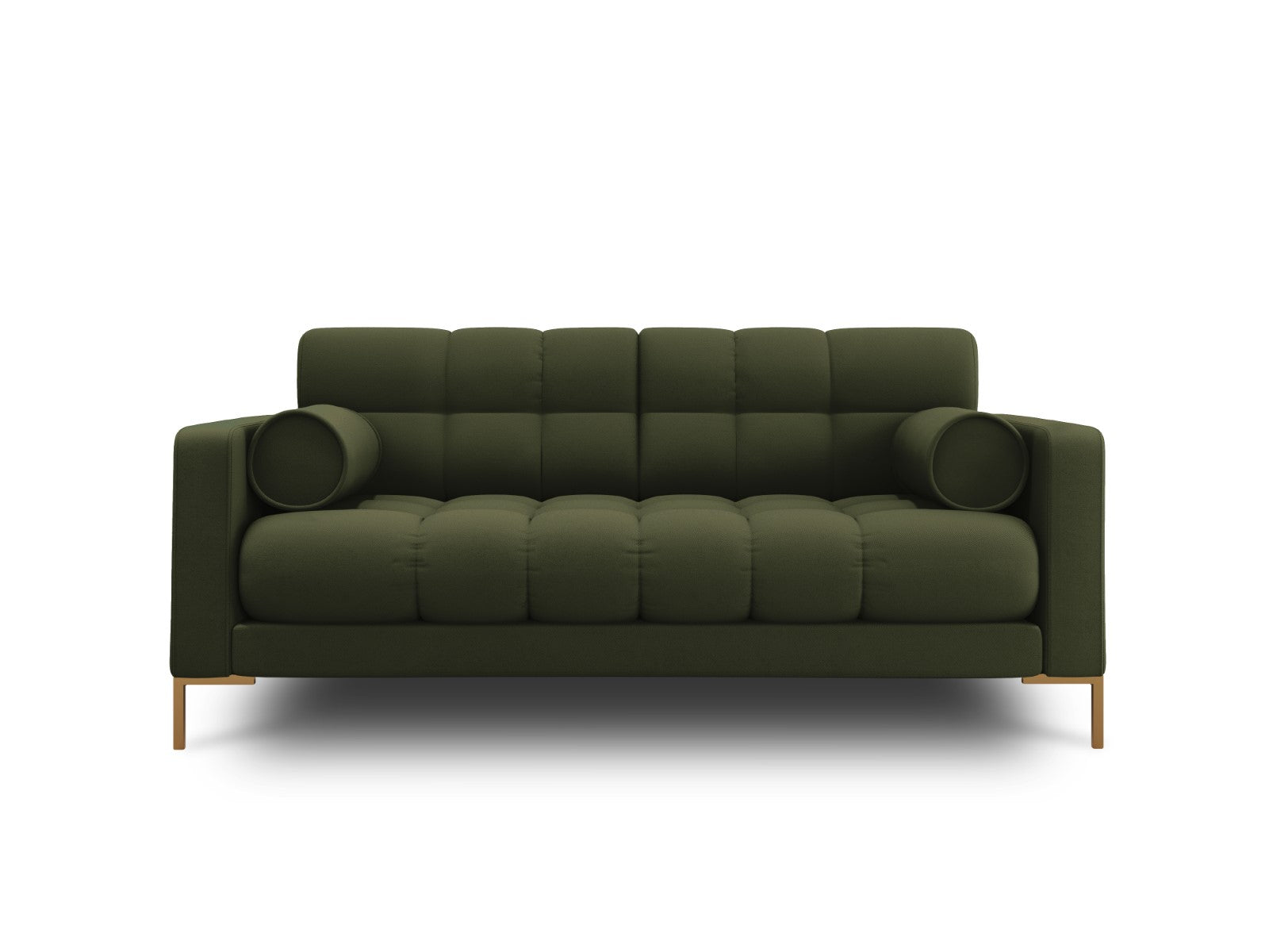 Cosmopolitan Design Bank Bali 2-zits, structurele stof, groente - 96x1