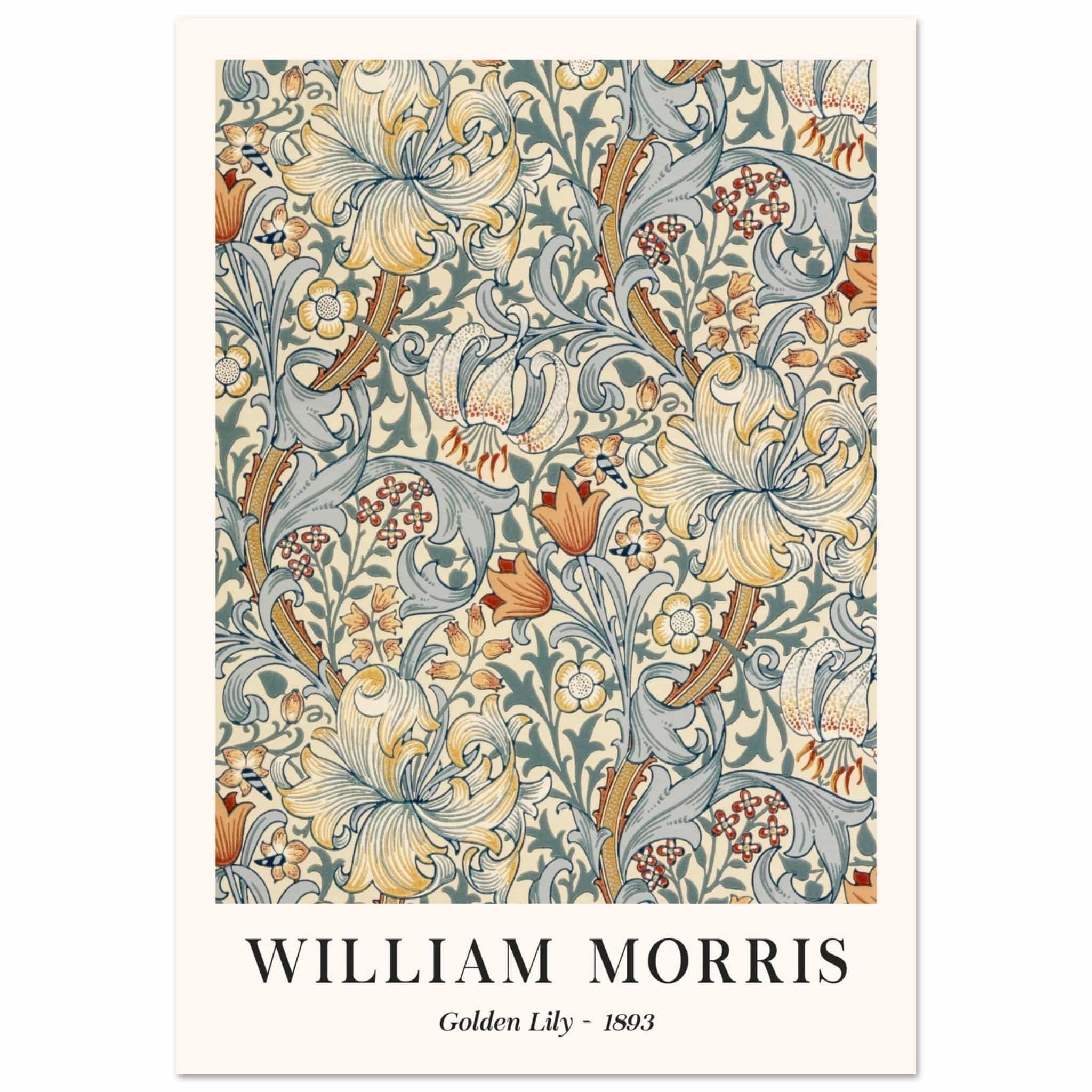 Artfulprints Poster William Morris - Golden lilly 1893 - 70x100 cm - G