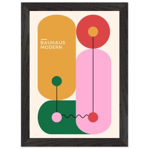 Artfulprints Poster met Lijst Bauhaus – Modern art – A4 21×29.7 cm – M Artfulprints Poster met Lijst Bauhaus – Modern art – A4 21×29.7 cm – M