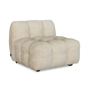 DÉJA Living Fauteuil Cillán – Beige Stof – 95x105x74cm DÉJA Living Fauteuil Cillán – Beige Stof – 95x105x74cm