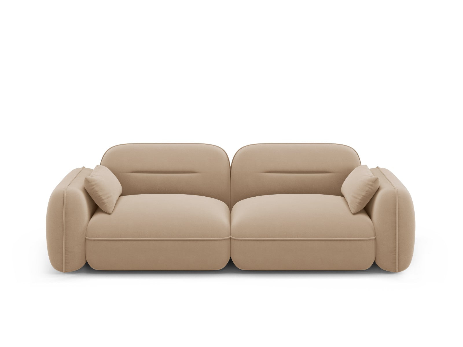 Cosmopolitan Design Modulaire bank Sydney 3-zits, flueel, zand - 90x23
