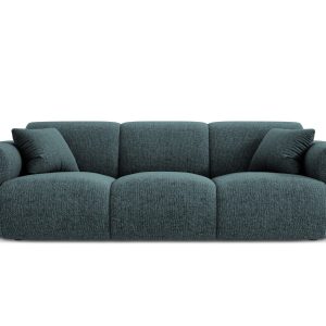 Cosmopolitan Design Bank Nolio 3-zits, chenille, olie – 95x235x72cm