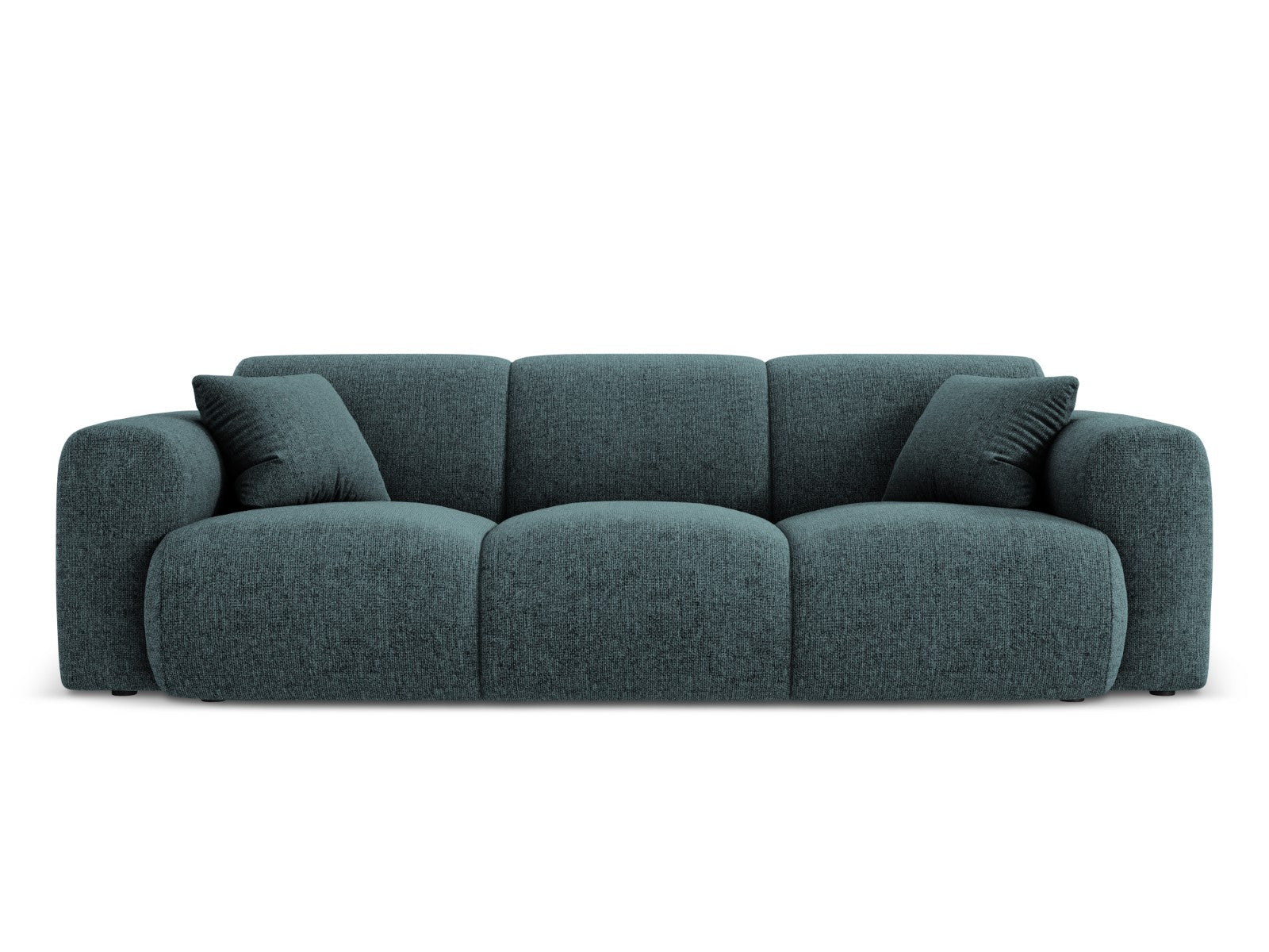 Cosmopolitan Design Bank Nolio 3-zits, chenille, olie - 95x235x72cm