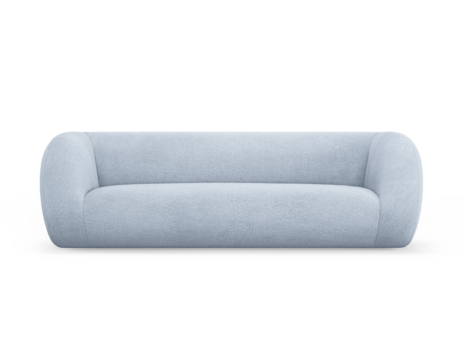 Cosmopolitan Design Bank Essen 3-zits, boucle, lichtblauw - 95x230x86c