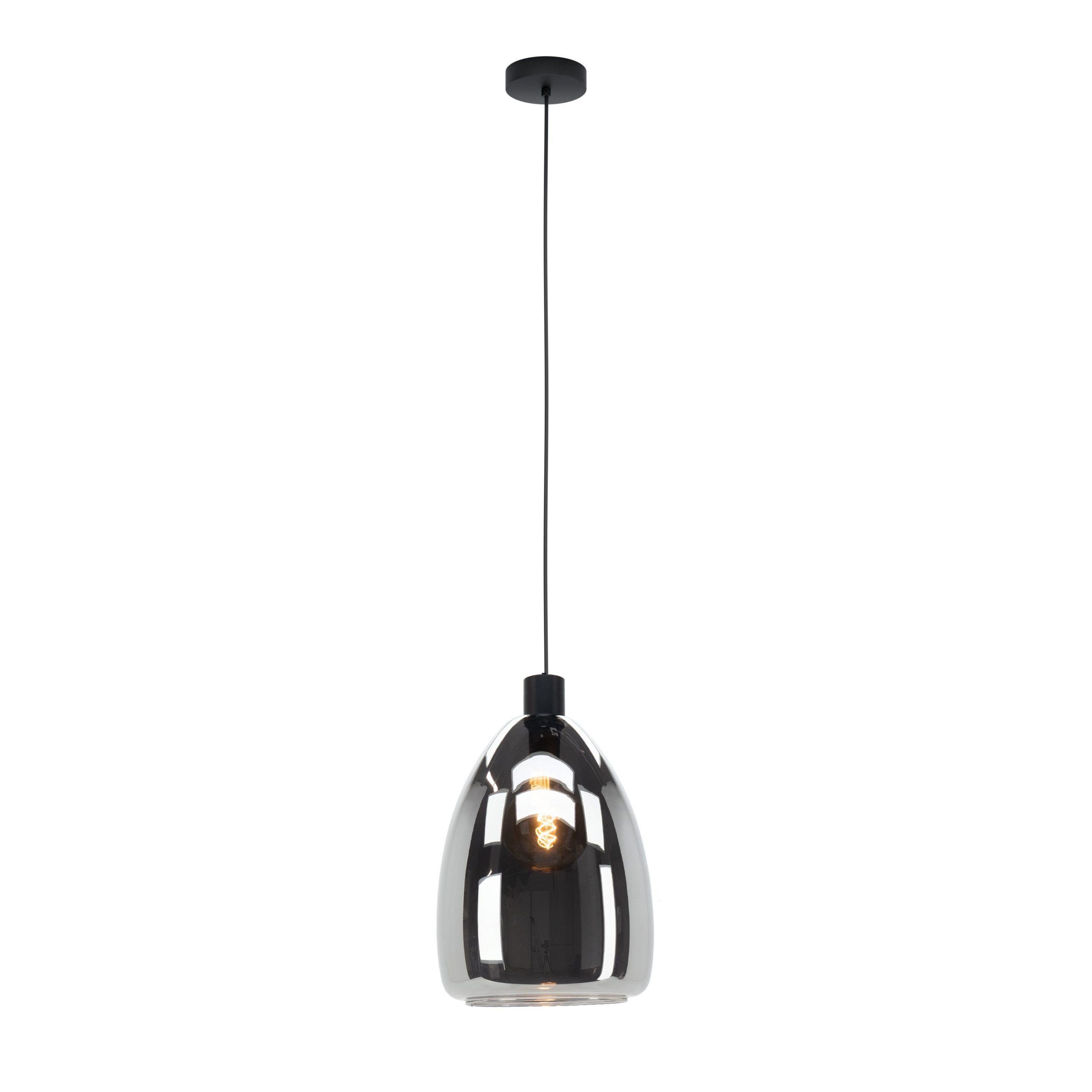 EGLO hanglamp Chelvey - e27 - ø 30 cm - zwart