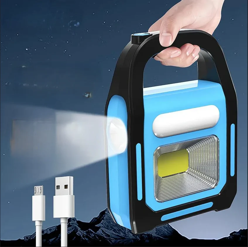 BrightCharge – Solar USB Campinglamp & Powerbank – LED Licht voor Buiten