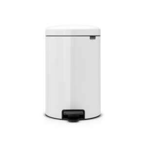 Brabantia NewIcon Pedaalemmer, 20 liter, kunststof binnenemmer – White Brabantia NewIcon Pedaalemmer, 20 liter, kunststof binnenemmer – White