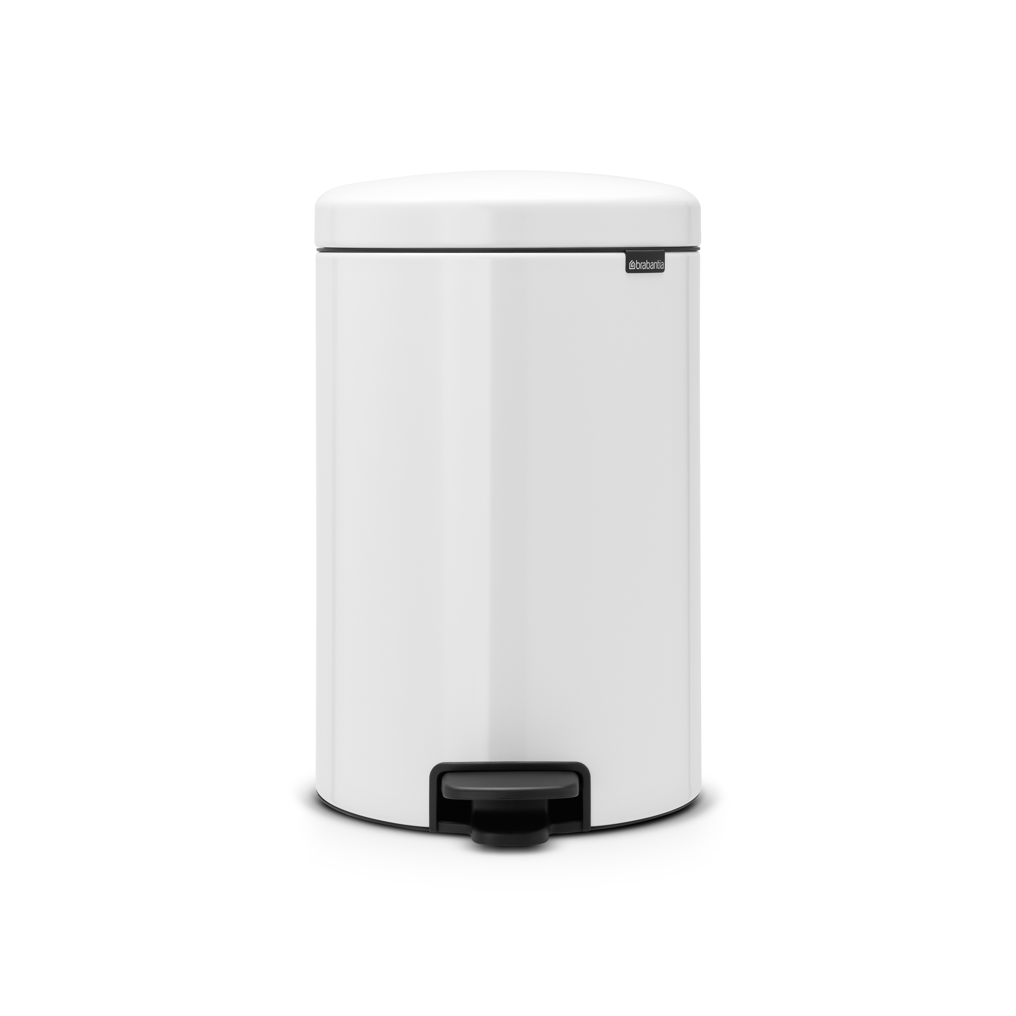 Brabantia NewIcon Pedaalemmer, 20 liter, kunststof binnenemmer - White